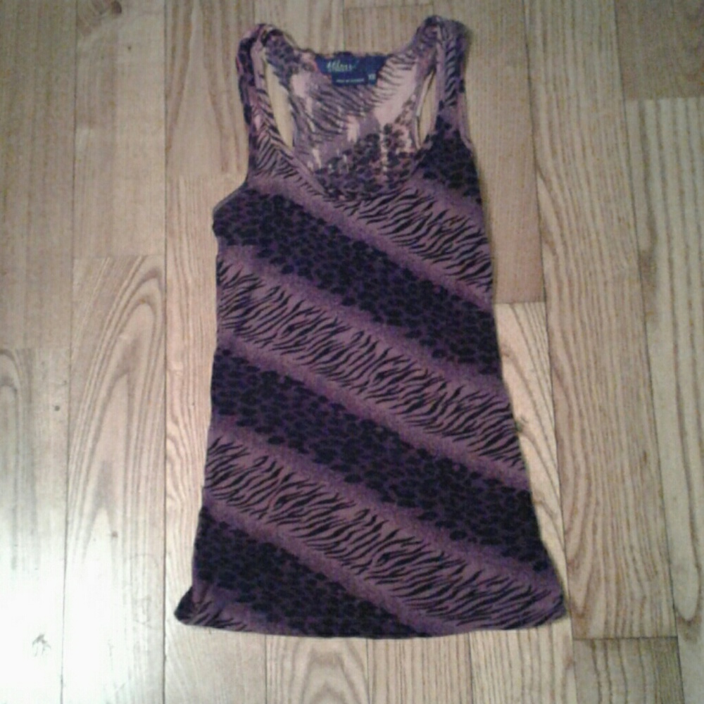 BCBG Miley Cyrus Maxazria Purple Tank Sz XS